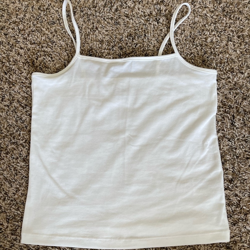 Wild Fable cropped white tank
